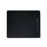 Classic Black Leather 14 x 11.5 Conference Table Pad